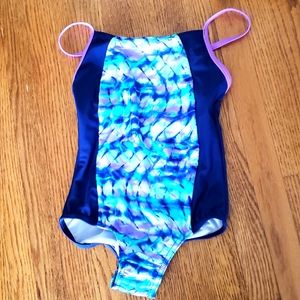 Girl's one-piece Speedo swimsuit